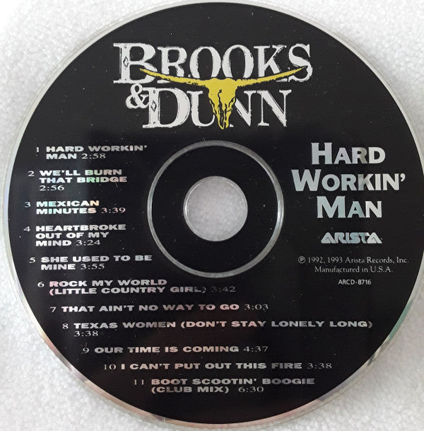 Brooks & Dunn : Hard Workin' Man (CD, Album, Club)