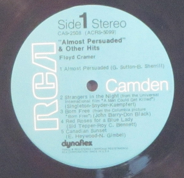 Floyd Cramer : Almost Persuaded And Other Hits (LP, Comp)