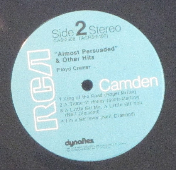 Floyd Cramer : Almost Persuaded And Other Hits (LP, Comp)