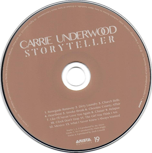 Carrie Underwood : Storyteller (CD, Album)