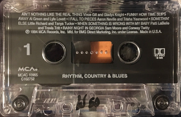 Various : Rhythm Country & Blues (Cass, Club)