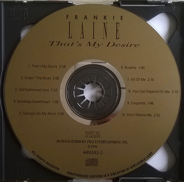 Frankie Laine : That's My Desire (CD, Comp, RM)