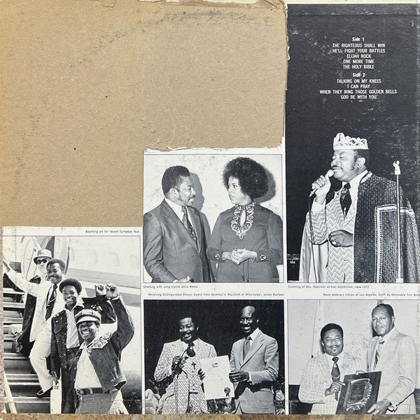 Reverend Cleophus Robinson : The Righteous Shall Win (LP, Album)