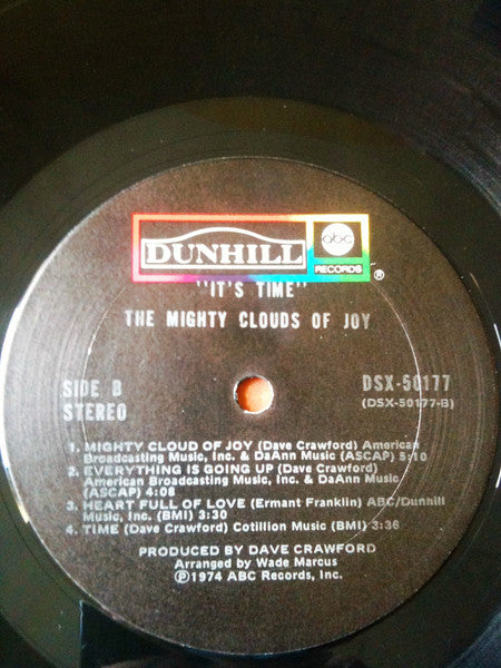 The Mighty Clouds Of Joy : It's Time (LP, Album, Ter)