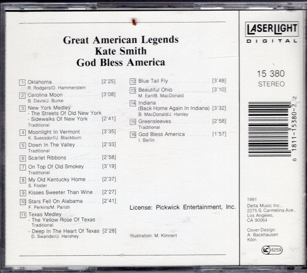 Kate Smith (2) : God Bless America (CD, Comp)