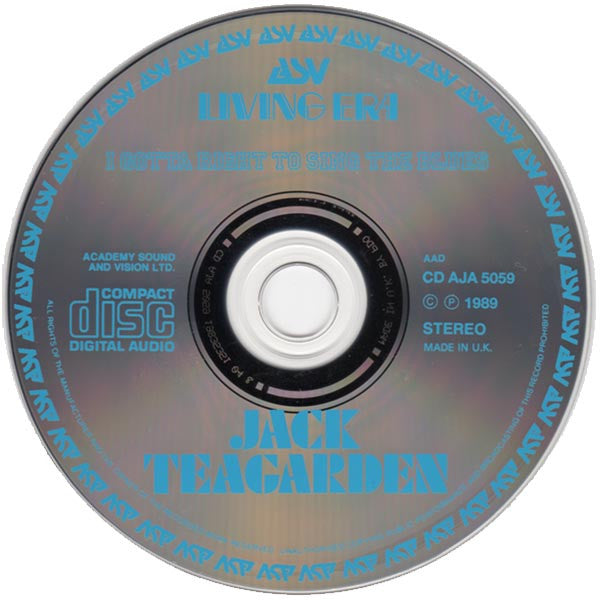 Jack Teagarden : I Gotta Right To Sing The Blues (CD, Album, Comp)