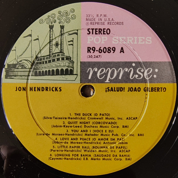 Jon Hendricks : ¡Salud! João Gilberto (LP, Album)