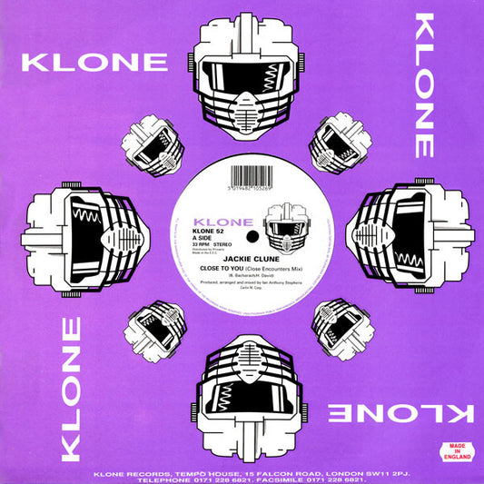 Jackie Clune : Close To You (12")