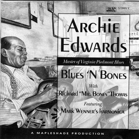 Archie Edwards : Blues 'N Bones (CD, Album)