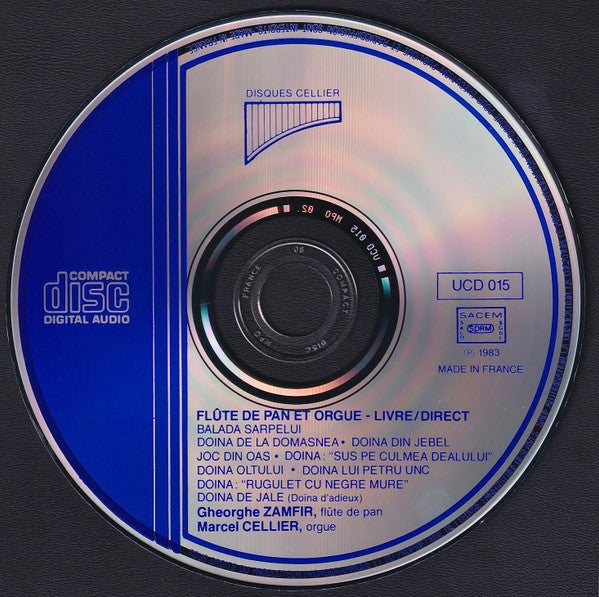 Gheorghe Zamfir et Marcel Cellier : Flûte de Pan Et Orgue - Live / Direct (CD, Album)