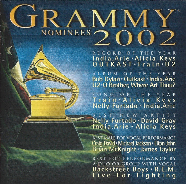 Various : 2002 Grammy Nominees (CD, Comp)