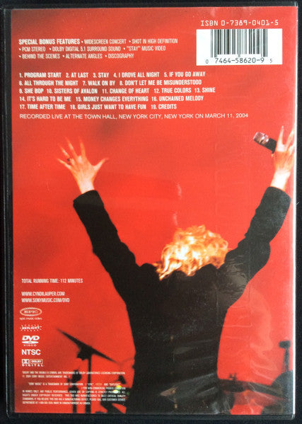 Cyndi Lauper : Live...At Last (DVD-V, NTSC, DVD)