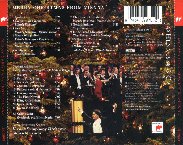 Plácido Domingo*, Ying Huang, Michael Bolton : Merry Christmas From Vienna (CD, Album)