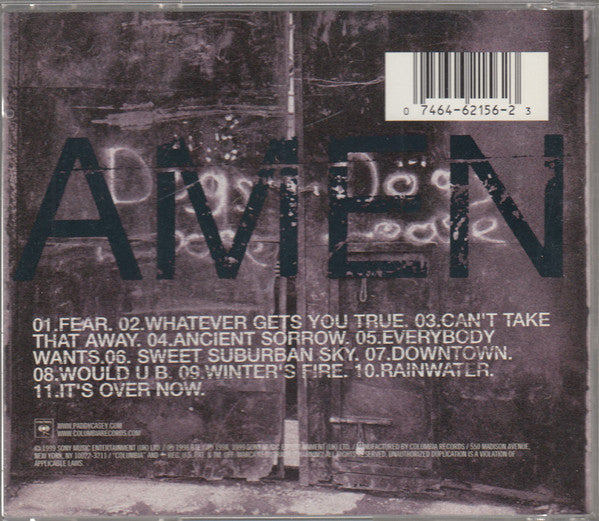 Paddy Casey : Amen (So Be It) (CD, Album)