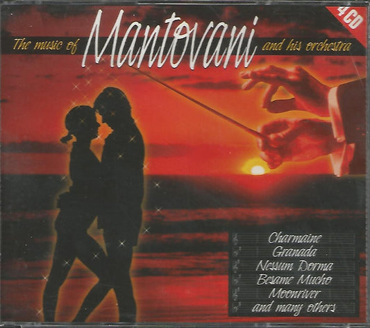 Mantovani And His Orchestra : The Music Of Mantovani And His Orchestra (4xCD, Comp, Club + Box)