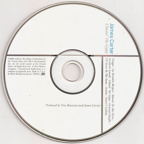 James Carter (3) : Chasin' The Gypsy (CD, Album)