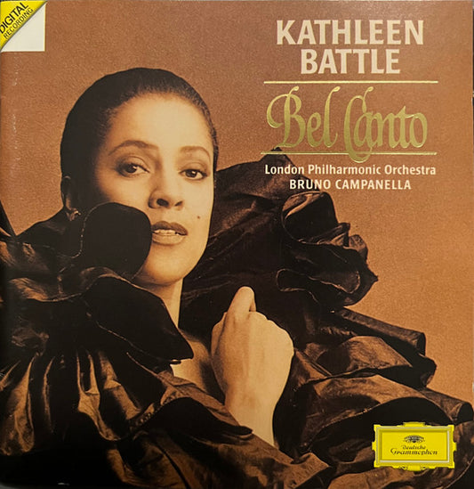 Kathleen Battle, London Philharmonic Orchestra, Bruno Campanella : Bel Canto (Kathleen Battle Sings Italian Opera Arias) (CD, Album)