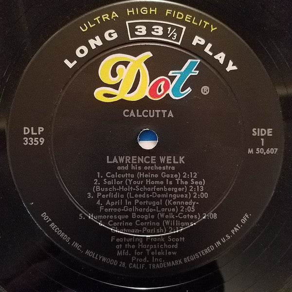 Lawrence Welk : Calcutta! (LP, Mono)