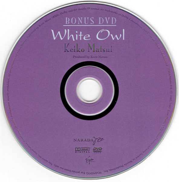 Keiko Matsui : White Owl (CD + DVD-V, Multichannel, Dol)