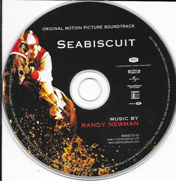 Randy Newman : Seabiscuit (Original Motion Picture Soundtrack) (CD, Album, Enh)