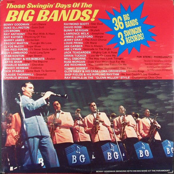 Various : Those Swingin' Days Of The Big Bands! (3xLP, Comp + Box)