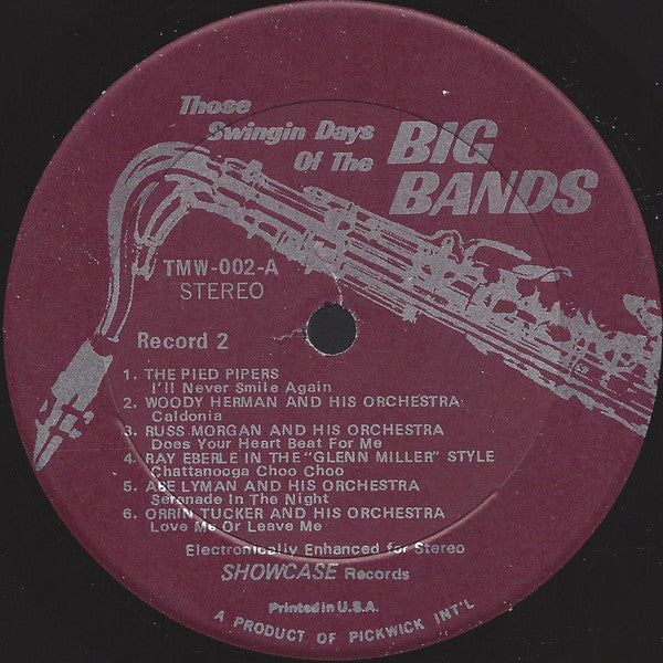 Various : Those Swingin' Days Of The Big Bands! (3xLP, Comp + Box)
