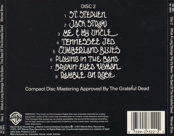 The Grateful Dead : What A Long Strange Trip It's Been: The Best Of The Grateful Dead (2xCD, Comp, Club, RE, ARC)