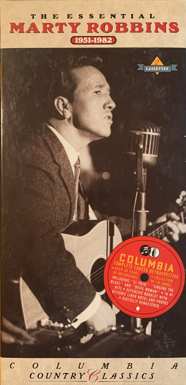Marty Robbins : The Essential Marty Robbins 1951-1982 (2xCass, Comp, Mono, RM + Box)