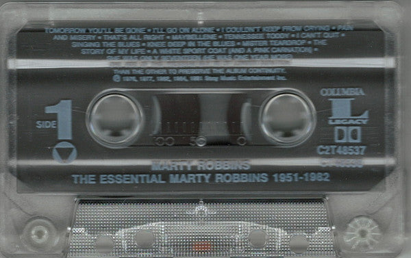 Marty Robbins : The Essential Marty Robbins 1951-1982 (2xCass, Comp, Mono, RM + Box)