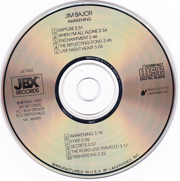 Jim Bajor : Awakening (CD, Album)