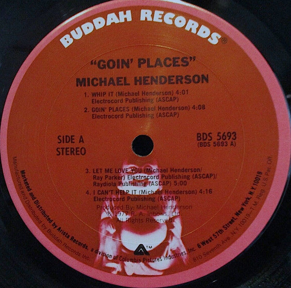 Michael Henderson : Goin' Places (LP, Album, Pit)