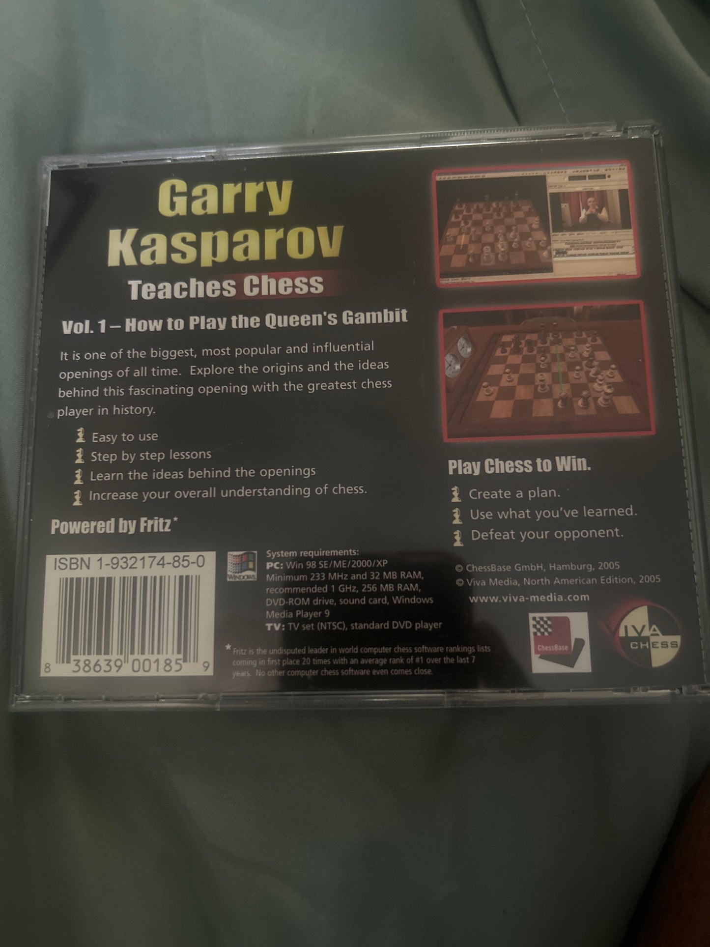 Garry Kasparov - Teaches Chess: Vol. 1 - How To Play The Queen’s Gambit (DVD ROM)