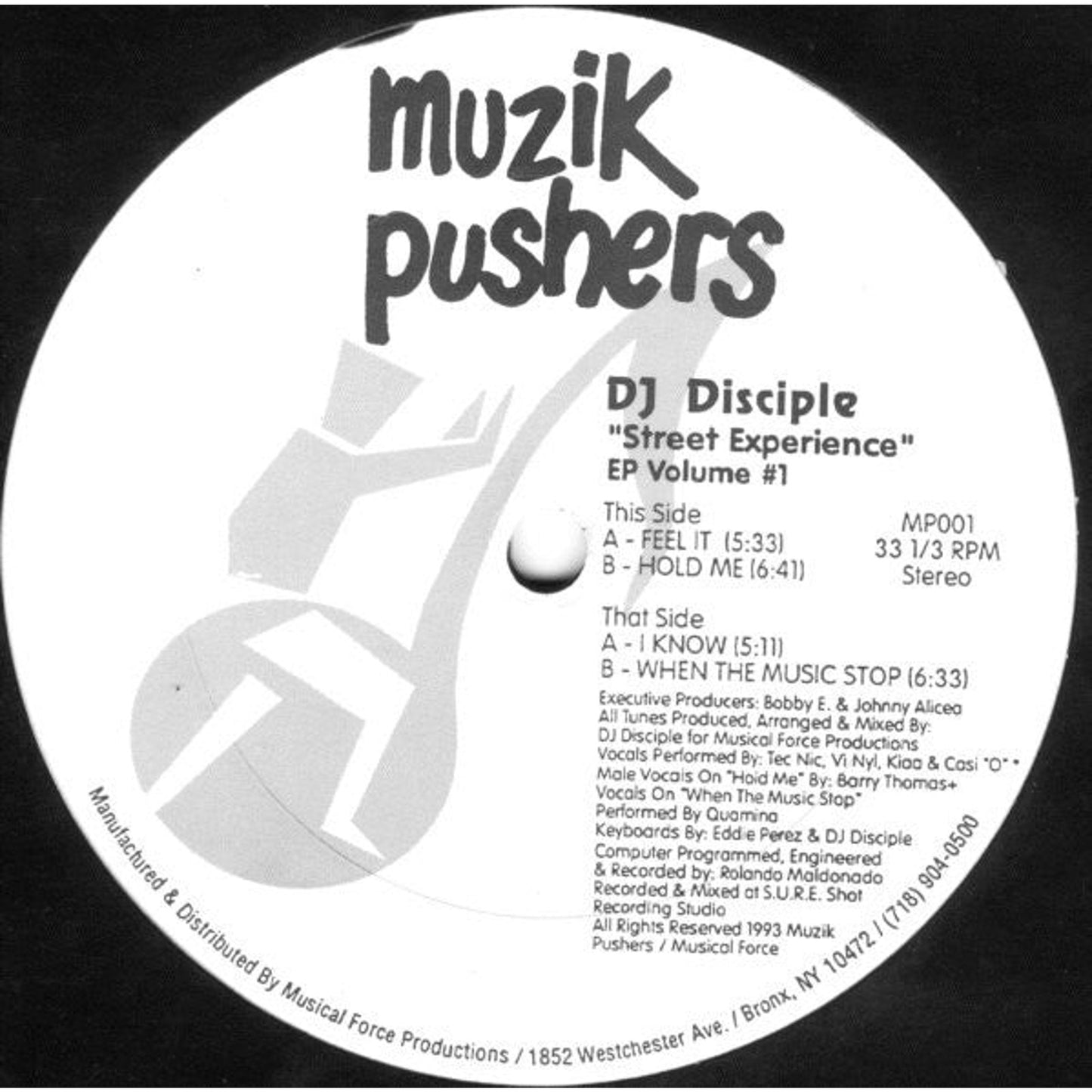 DJ Disciple - Street Experience EP Volume #1 (12", EP)