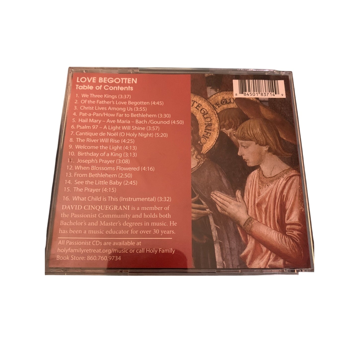 David Cinquegrani - Love Begotten: Music To Celebrate The Christmas Season [CD]