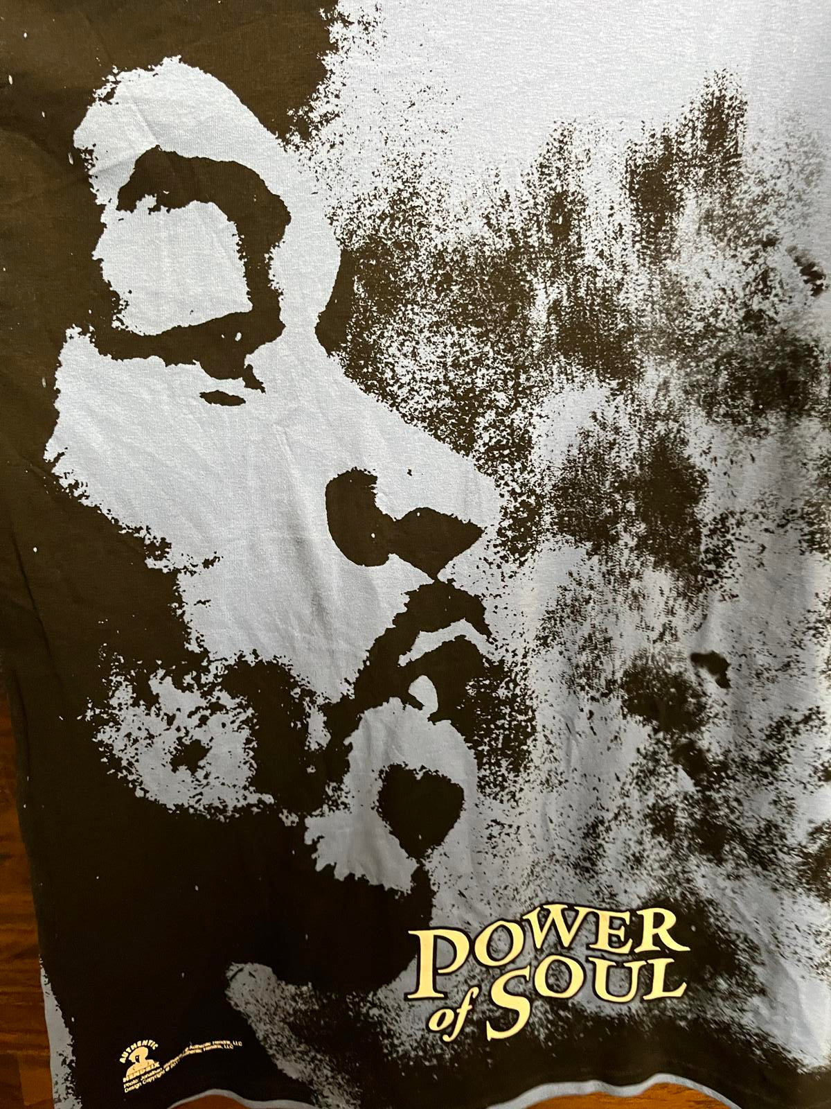 Jimi Hendrix Big Face Tee Power of Soul 2011 Tribute T-shirt