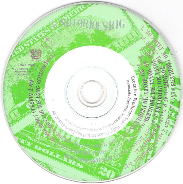 The Notorious B.I.G.* Featuring Puff Daddy & Mase : Mo Money Mo Problems (CD, Maxi)