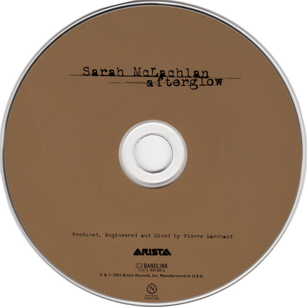 Sarah McLachlan : Afterglow (CD, Album, Enh)