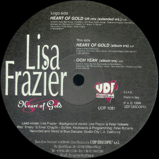 Lisa Frazier : Heart Of Gold (12")