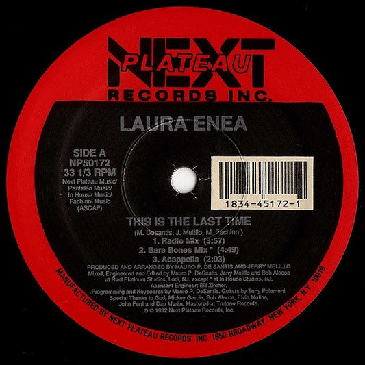 Laura Enea : This Is The Last Time (12")