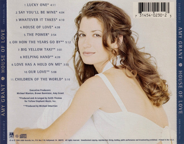 Amy Grant : House Of Love (CD, Album)