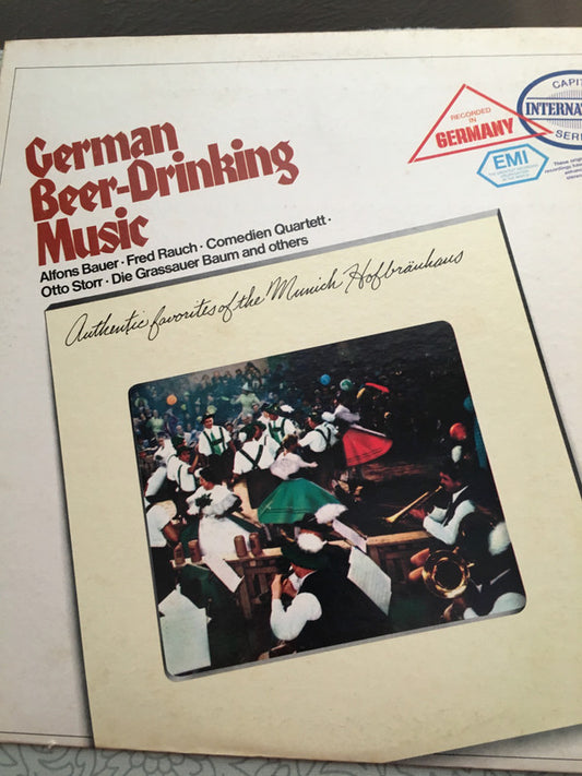 Various : German Beer-Drinking Music (LP, RE)