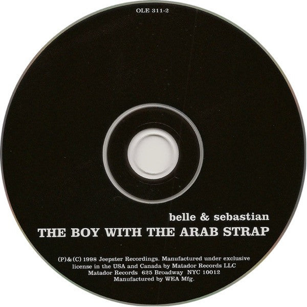 Belle & Sebastian : The Boy With The Arab Strap (CD, Album, RE, WEA)