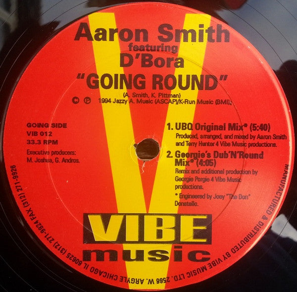 Aaron Smith Featuring D'Bora : Going Round (12")