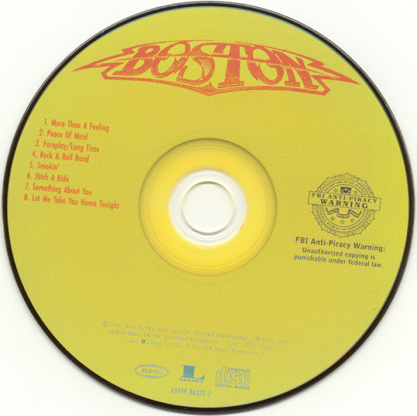 Boston : Boston (CD, Album, RE, RM, Jew)