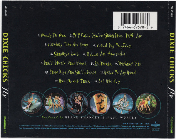 Dixie Chicks : Fly (HDCD, Album, Blu)