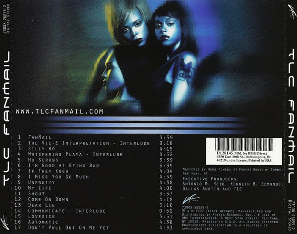 TLC : Fanmail (CD, Album, Club)