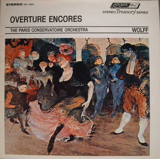 The Paris Conservatoire Orchestra*, Wolff* : Overture Encores (LP, RE, RP)