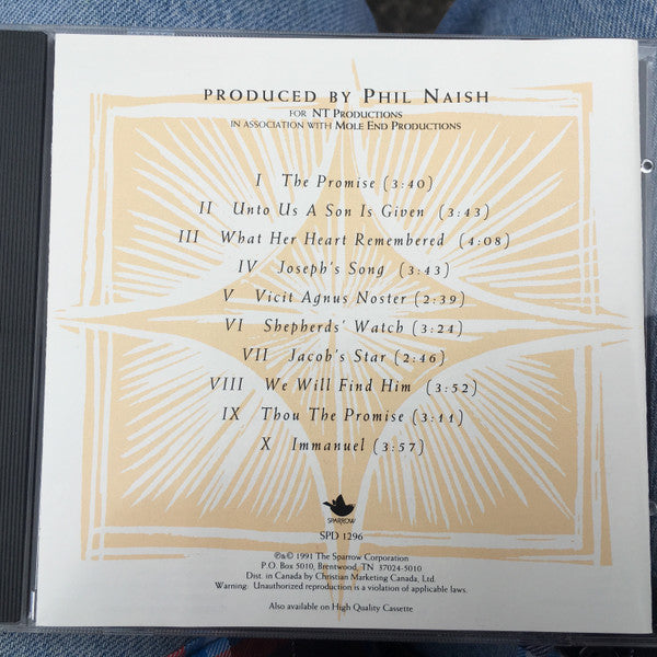 Michael Card : The Promise (A Celebration Of Christ's Birth) (CD, Album, Nim)