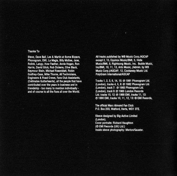 Soft Cell / Marc Almond : Memorabilia - The Singles (CD, Comp)