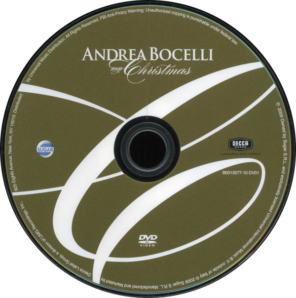 Andrea Bocelli : My Christmas (CD, Album + DVD-V, NTSC)